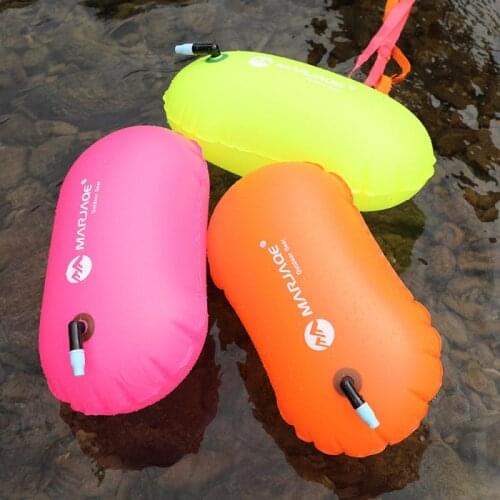 Safety PVC Swimming Buoy Multifunction Swim Drift Bag Air Dry Bag Tow Float Waterproof Lifebelt Water Sports