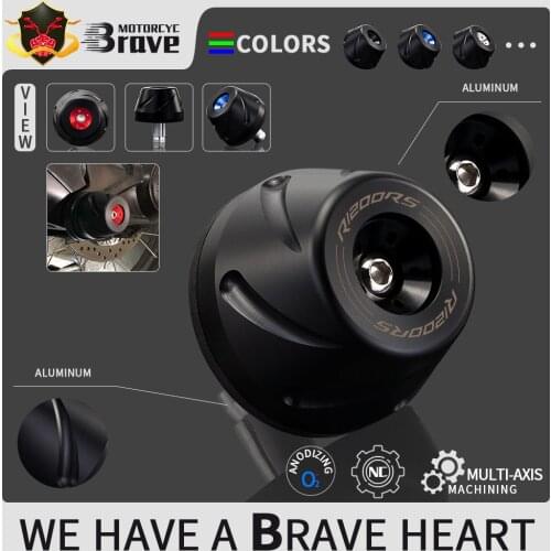 NEW Motorcycle Frame Slider Wheel Sliders Crash Pad Falling Protector Guard Cover For BMW R1200RS LC R 1200 RS R 1200RS