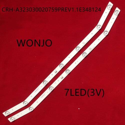 New 10 PCS 7LED(3V) LED backlight strip for SLE 3258TCS CRH-A323030020759PREV1.1 GDL320HY HV320WHB-N81 E348124