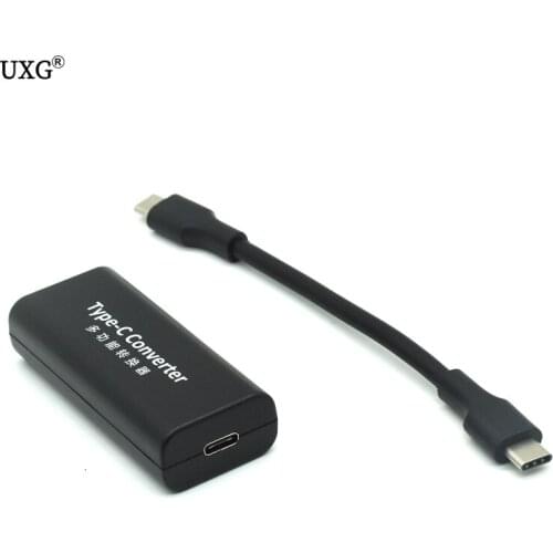 DC USB Type C Male Power Charger Converter Adapter Connector For Lenovo Dell Hp Asus Laptop Adapter 20V 2.25A Square Plug Female