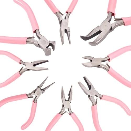Polishing Carbon Steel Round Nose Pliers jewelry making tools Plier Set Hand Tools For Jewelry Making DIY Accessories F70