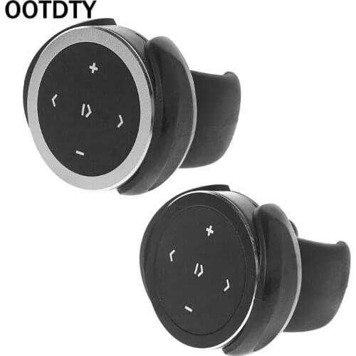 Wireless Bluetooth Media Steering Wheel Remote Control Mp3 Music Player Portable