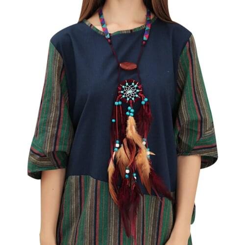 Mori 6cm Dual Purpose Headband Is A Good Match for Necklace Elastic Ribbon Flocking Fabric Acrylic Bead Cock Hair Accessories