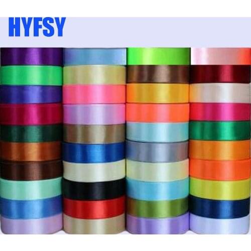 25mm wide Satin ribbon 25 yards/package DIY handmade gift package Christmas wedding decoration bow 2.5