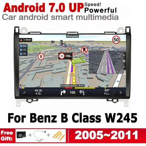 Android 7.0 up IPS car player For Mercedes Benz B Class W245 2005~2011 NTG original Style radio gps navigation Bluetooth WiFi