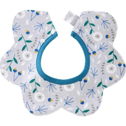 Baby bib cotton wool waterproof Rotate 360 degrees baby saliva 3PCS Stuff Feeding Bibs Boy Girl Bandana Soft Infant Care childre