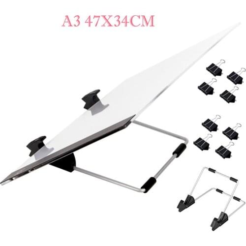 A3 Size Three Level Dimmable Led Light Pad,Tablet Eye Protection Easier for Diamond Painting Embroidery Tools Accessories Clip