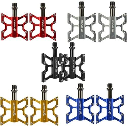 Hot AD-WAKE Bicycle Pedal Non-Slip Aluminum Alloy 3 Bearing Bike Pedals Mountain Road Bike Cycling Accessories