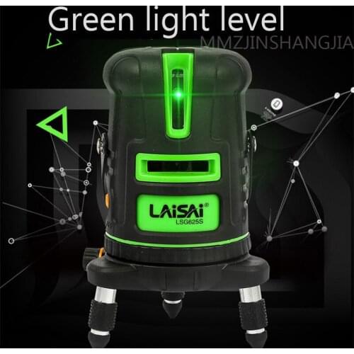 High-Precision Portable 5-Line Laser Level Meter Green Light Multi-Function Simple Operation Level Meter