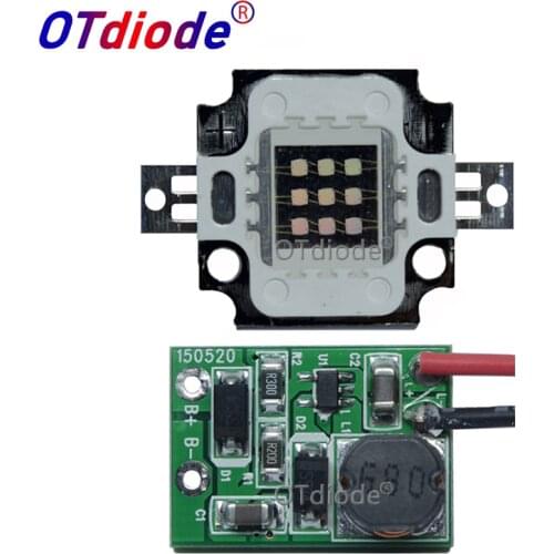 1Set 10W UV led ultraviolet 365nm 375nm 385nm 395nm 410nm 420nm High Power led lamp light+10w non waterproof driver 900mA