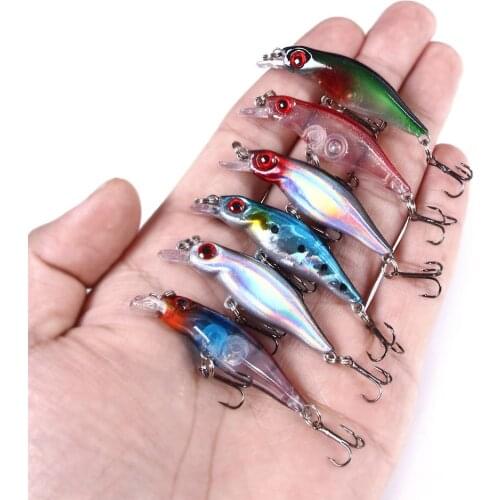 1pcs 5cm 2.7g Little Crankbait Minnow Topwater Floating Artificial Wobbler Hard Bait for Bass Pike Fishing