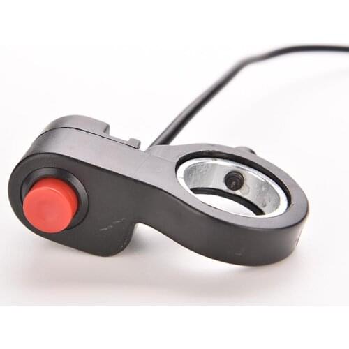 1pc 7/8'' Universal Motorcycle Handlebar Switch ATV Horn Starter Kill Button Switch E-Bike Motor Single Switch 0.7m Cable
