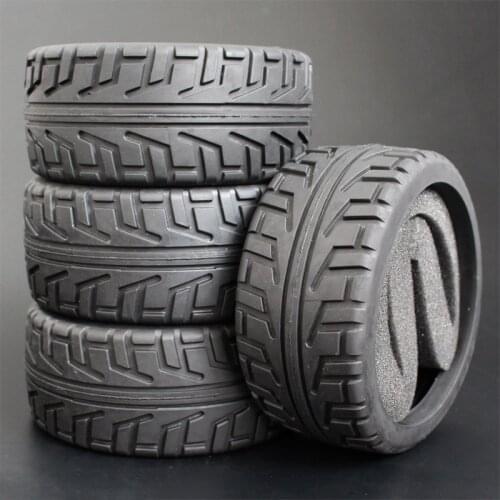 4PC/SET RC 1/8 On-Road Car Buggy Rubber Truck Tires 100MM Sponge liner Rubber Tyre for t8e 811 8sc 94763 94063 94060 94081 94885