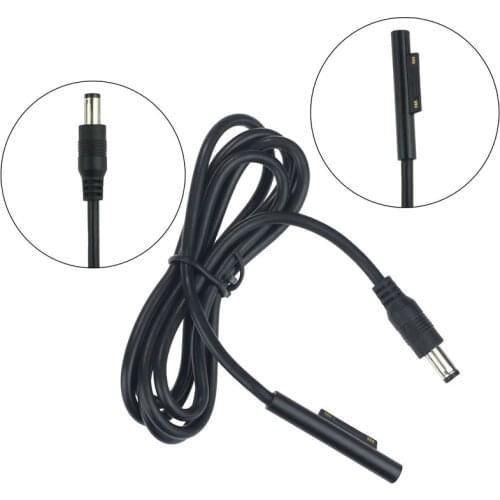 5.5*2.5mm DC Plug Charger Adapter Charging Cable Cord For Microsoft Surface Pro 3 4 Tablet PC 1m Black Cables