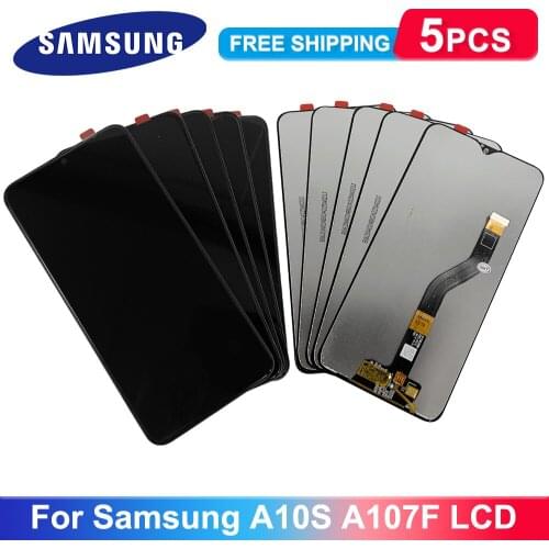 5 Piece/lot 6.2" Original For Samsung galaxy A10s lcd Digitizer A107/DS A107F A107FD Display Touch Screen Digitizer Assembly