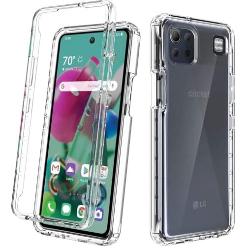 LG K92 5G Case,Clear Crystal Bumper Cover Slim Shockproof Transparent Protective Phone Cover for LG K22 Stylo 6 K51 Velvet G9