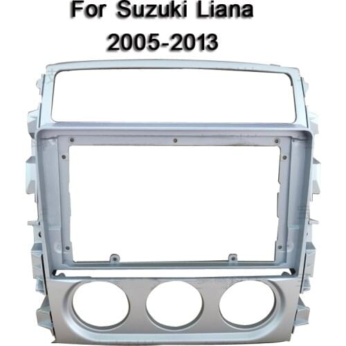 For Suzuki Liana 2005 2006 2007 2008~2013 Car Fascias Navigation Frame Dash Frame Kit For 9" Universal Android Multimedia Player