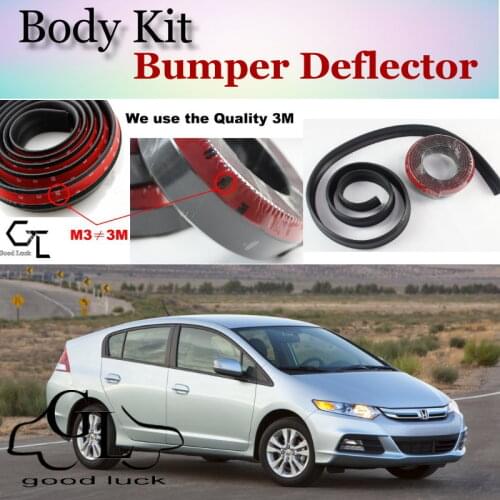 For HONDA Insight ZE HYBRID Bumper Lip / Front Spoiler For TopGear Car Tuning / TOPGEAR Body Kit + Strip Skirt