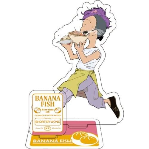 Hot Cartoon BANANAFISH Acrylic Stand Model Plate Anime Serie BANANA FISH Standing Figure Decoration for Men Women Desk Decor