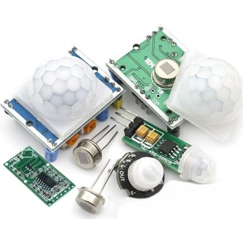 HC-SR501 HC-SR505 AM312 SR602 Adjust IR Pyroelectric Infrared Mini PIR module Motion Sensor Detector Module Bracket for arduino