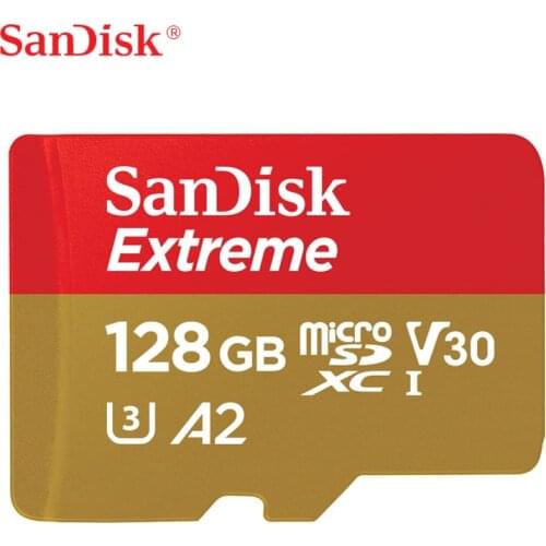 SanDisk U3 Memory Card 128GB 64GB SDXC Micro SD Card 32GB SDHC V30 U3 C10 Official Verification Microsd for Smartphone/Tablet