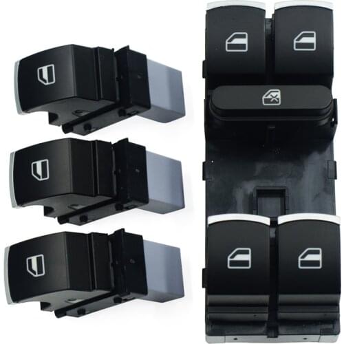 For VW Passat B6 B7 CC Golf MK5 MK6 Jetta 5 Tiguan Window Switch Set For Volkswagen Candy Touran Tiguan Power Window Control