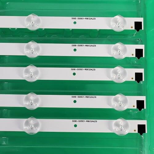 5pieces/set LED strip For SamSung Sharp-FHD 32''TV D2GE-320SC1-R0 CY-HF320BGSV1H UE32F5000AK ue32f5500aw UE32F5700AW HF320BGS-V1