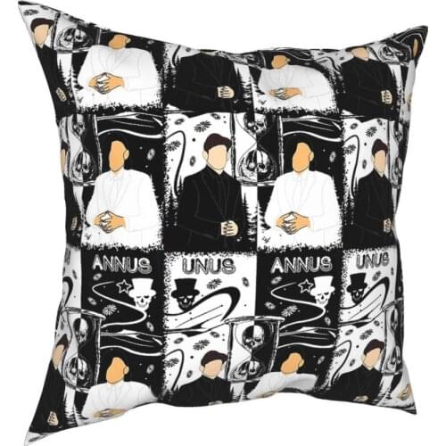 Unus Annus 2020 Throw Pillow Cover Polyester Cushions for Sofa Memento Mori Ethan Markiplier Mark 45*45cm Pillowcase