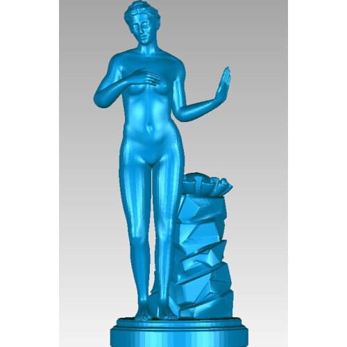 New 3D model for cnc 3D carved figure sculpture machine in STL file format Western culture, naked women-11
