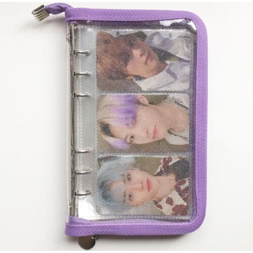 2020 New Yiwi Colorful A6 Spiral transparent PVC Notebook Cover Loose Diary Coil Ring Binder COVER