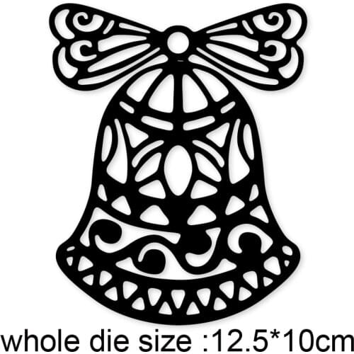 Christmas bell Metal Cutting Die Mold Stencil for DIY Embossing Paper Photo Album Cards Making Scrapbooking Dies Cut Mould