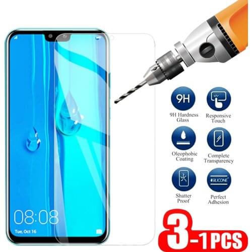 Screen glass 1-3PCS protector glass For Huawei Y9 Prime Screen Protector Tempered Film For Hauwei Y9 Prime Transparent protector