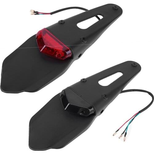 Universal Motorcycle Trial Bike LED Brake Stop Rear Tail Light