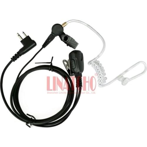 Air tube PTT mic earpiece interphone earphone walkie talkie headset for GP88 GP300 GP2000 CT150 P040 radio