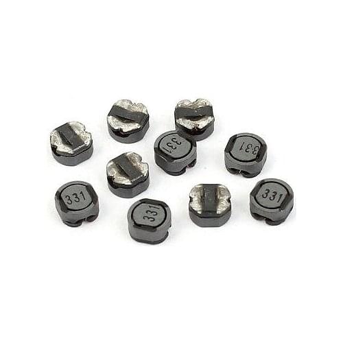 10 Pcs 331 330UH Inductance 6.2x6x3.2mm Shield Surface Mount SMD Power Inductors