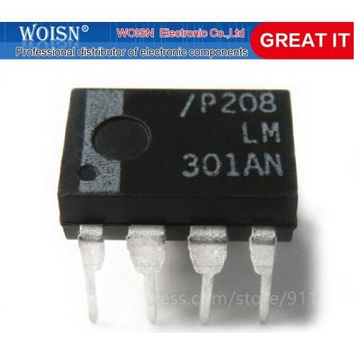 10PCS LM301AN LM301 DIP8 DIP Operational Amplifiers LM301A new original In Stock