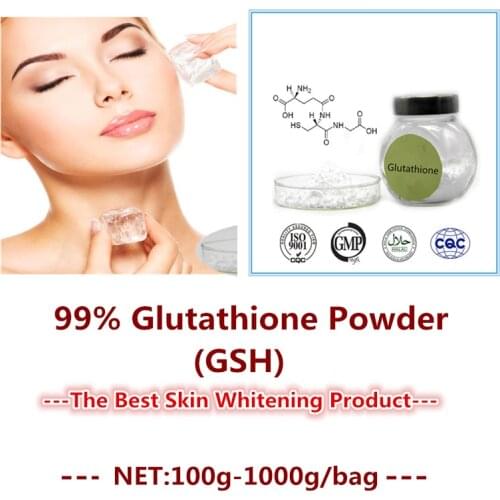 100-1000g,Best Quality 99% Glutathione Skin Whitening Powder,GSH,Lightening Beauty,Anti-Aging - Suit for All Color Skin