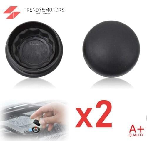 2Pcs Front Windshield Wiper Arm Nut Cap Cover For Audi Volkswagen