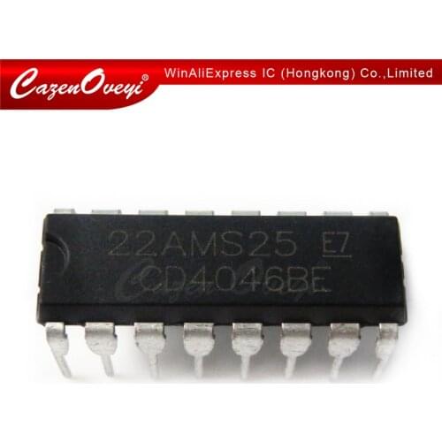 5pcs/lot CD4046 CD4046BE CD4046BD DIP-16 In Stock
