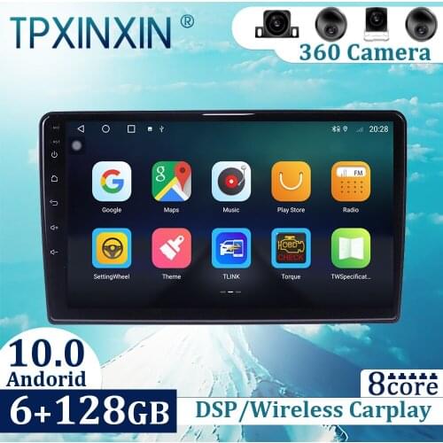 6+128GB For Lada Granta 2011 Android 10 Carplay Radio Player Car GPS Navigation Head Unit Car Radio with Screen