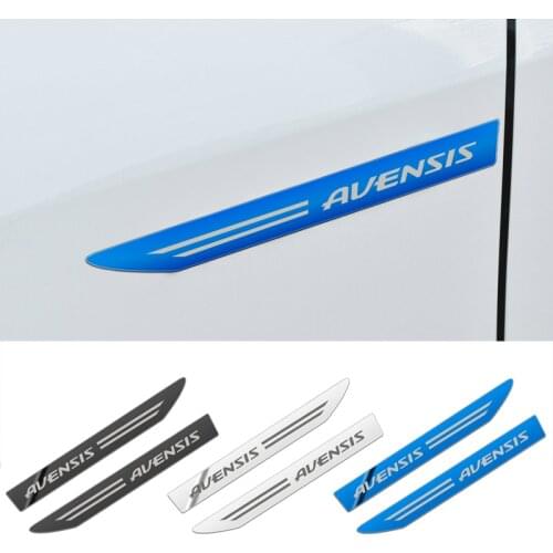 Car styling For Toyota AVENSIS body leaf plate decoration logo exterior decoration side logo