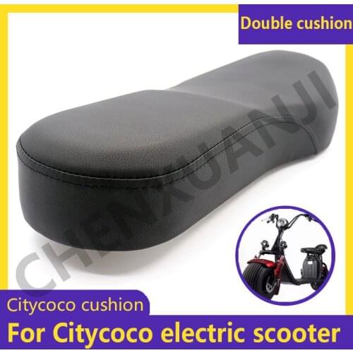 Double Cushion Suitable for Citycoco Electric Scooter Large Seat Cushion High-quality waterproof and wear-resistant
