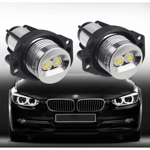 E90 12W BWM LED Angel Eyes Halo Marker Light Bulb for BMW 3 Series Fit for 03.2005-09.2008 BMW E90(Sedan/Saloon) 2005-2008 E91