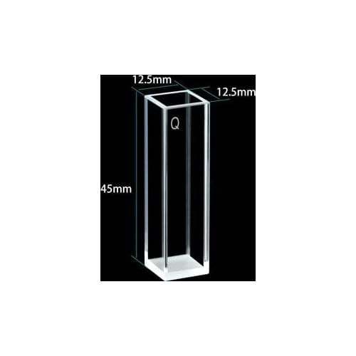 Quartz cuvette 10mm/two-pass light/1cm/fluorescent four-sided light transmission/ultraviolet transmission/for scientific researc