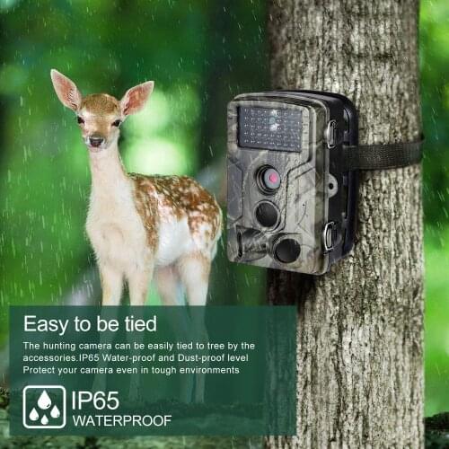 24MP Trail Camera 2.7K 2704P Wildlife Hunting Cameras HC802A Photo Trap Infrared Wireless Surveillance Tracking Cams