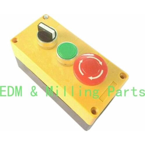 CNC Milling Machine 3 Hole Start Stop Control Switch Box Water Pump Case For Bridgeport Mill Part