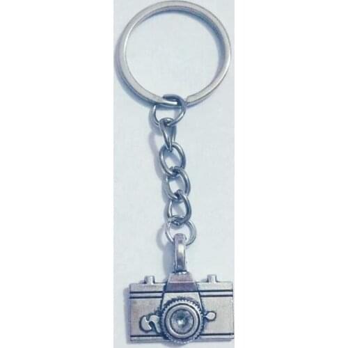 HOT Wholesale 20pcs/lot Fashion Vintage Alloy Cameras Charm Keychain Gifts Fit Key Chains Accessories Jewelry Q112
