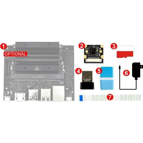 NVIDIA Jetson Nano 2GB Developer Kit with 8MP IMX219-77 Camera Module , TF Card, USB WiFi