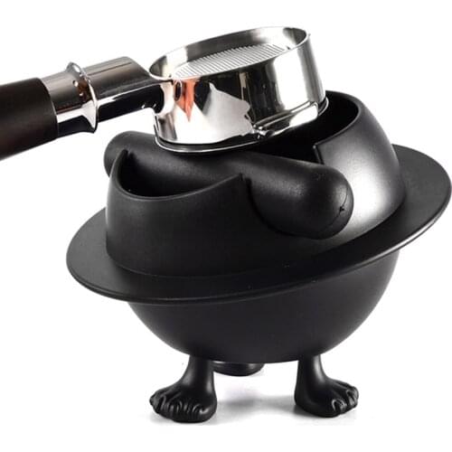 Shock-absorbent Espresso Coffee Knock Box Anti Slip Coffee Grind Dump Bin Waste Bin With Detachable Knock Bar For Barista