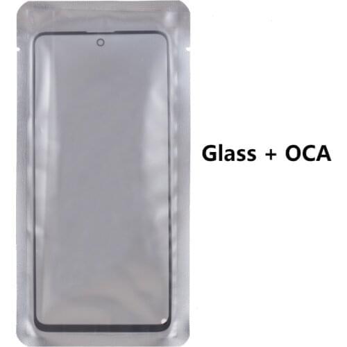 Touch Panel Front Screen Glass with OCA Film Replacement For Huawei P30 Honor 9X 10 20 20S 30s lite Top Lens Cover